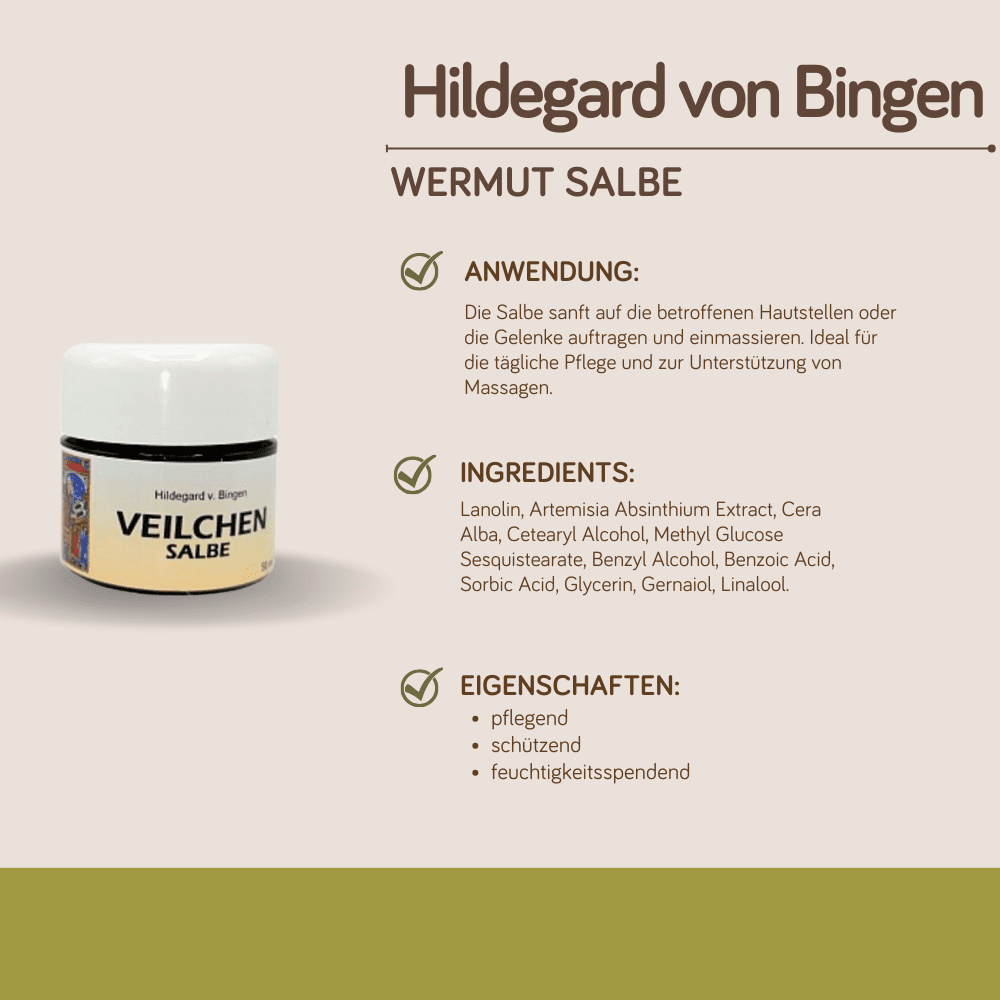 Bild von Wermut Salbe 50ml, nach Hildegard